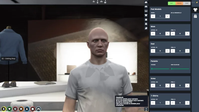 NoPixel Clothing Menu QBCore - Image 3