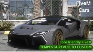 The Tempesta Revuelto Custom Car for FiveM is more than just a vehicle – it’s a statement. Whether you’re racing through the streets of Los Santos or cruising with friends on a FiveM server