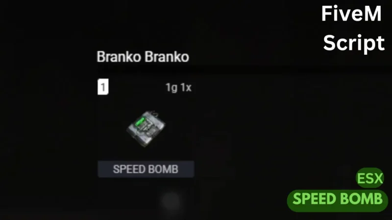 Looking to attract more players to your FiveM server? Speed Bomb [ESX] FiveM is the perfect addition to create unforgettable