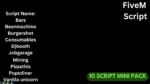 Boost your FiveM server with the Ultimate 10 Script Pack for ESX Framework. Featuring optimized, customizable scripts for roleplay, economy, jobs, and more. Perfect for server owners seeking to improve gameplay and player engagement.